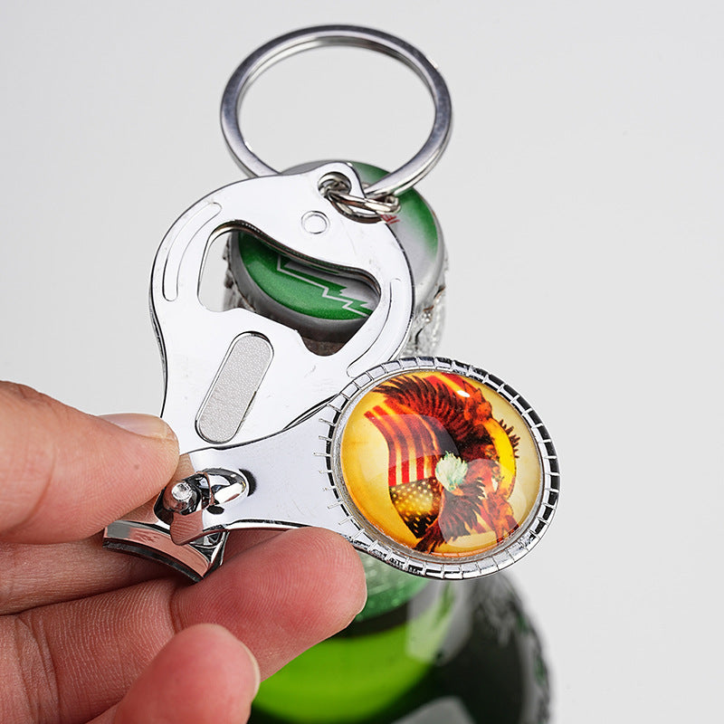 Wholesale Metal Independence Day Nail Scissors